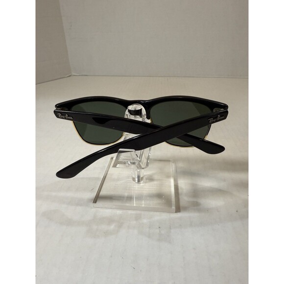 B&L RAY-BAN USA WAYFARER MAX BLACK/GOLD VTG SUNGLASSES G-15 145mm,CASE,CLOTH,BAG - Picture 4 of 16